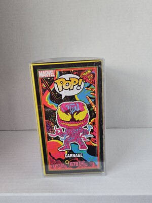 Funko Pop Marvel Black Light Carnage Funko Shop Exclusive (678