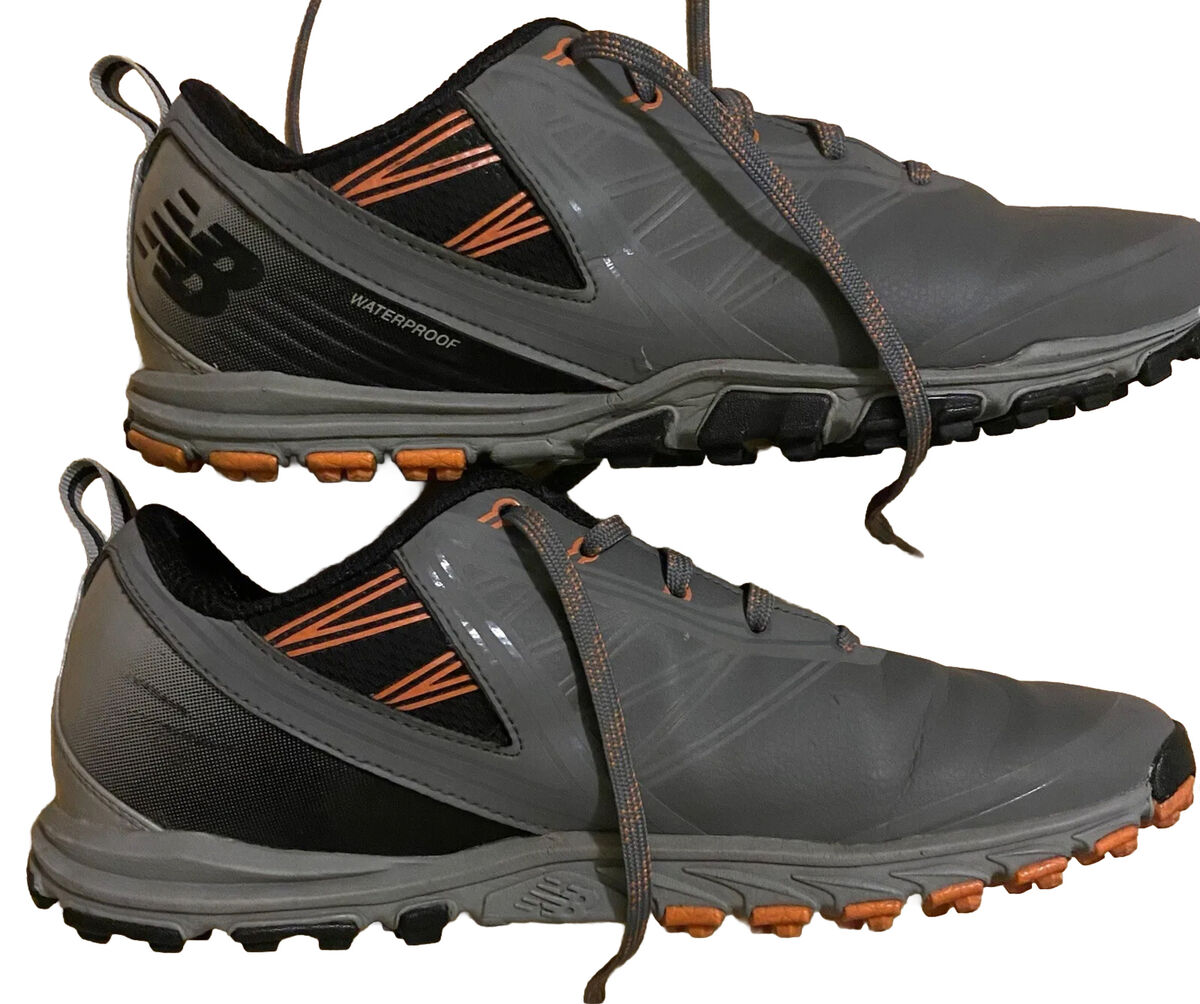 new balance golf - orange@ New Balance Men's Minimus SL Golf Shoe Size 9 Gray Orange