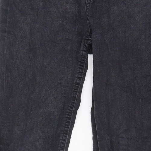 Pantalones de mezclilla ajustados Miss Selfridge grises de algodón para mujer talla 10 L26 con cremallera regular - Imagen 10 de 10