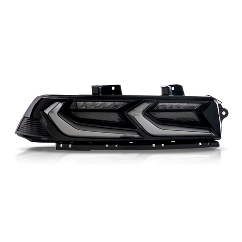 Pair LED Tail Lights Assembly For 2014-2015 Chevrolet Chevy Camaro LT LS SMOKED - Picture 2 of 15