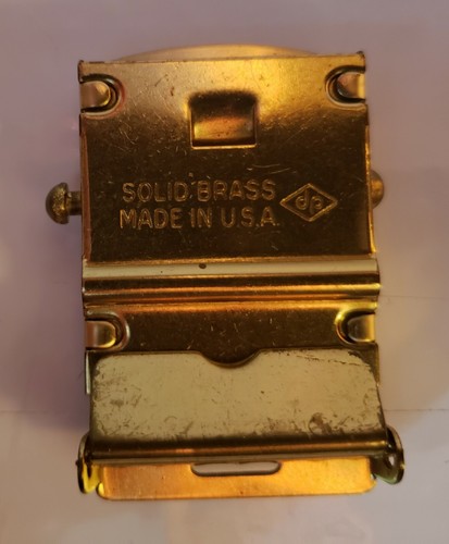 Boy scouts Brass Belt Buckle Eagle & Shield - Picture 2 of 2