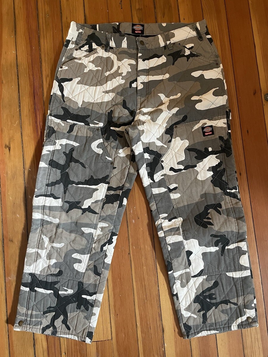 Elicar23 Supreme×Dickies Double Knee Supreme DICKIES quilted double knee Pants cotton indigo 30