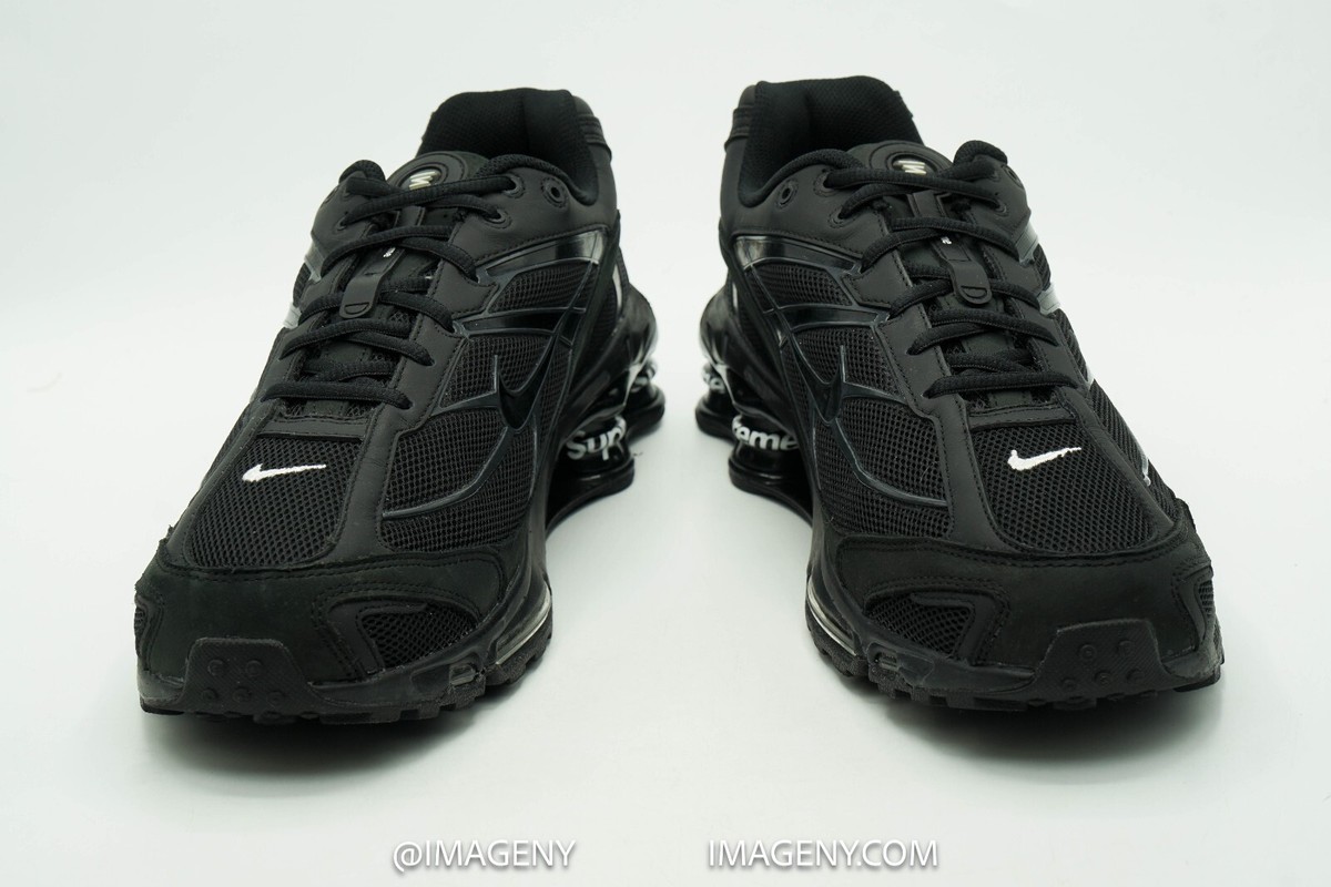 NIKE SHOX RIDE 2 USED SIZE 12 SUPREME BLACK DARK ASH WHITE NIKE SHOX RIDE 2 USED SIZE 12 SUPREME BLACK DARK ASH WHITE