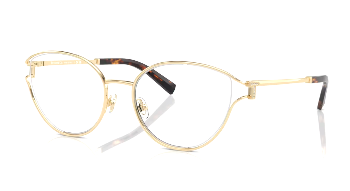 New Tiffany & Co. Eyeglasses TF 1157-B 6021 54-18 135 Gold Frames