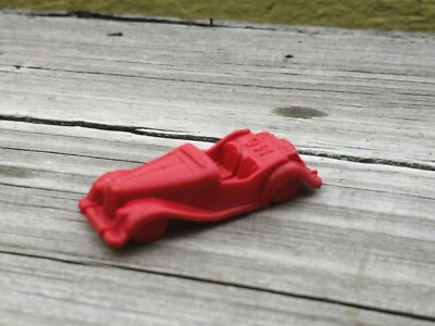 MG MIDGET GREAT BRITAIN VTG CAR RED PLASTIC MPC CEREAL PREMIUM MEXICO 1960's