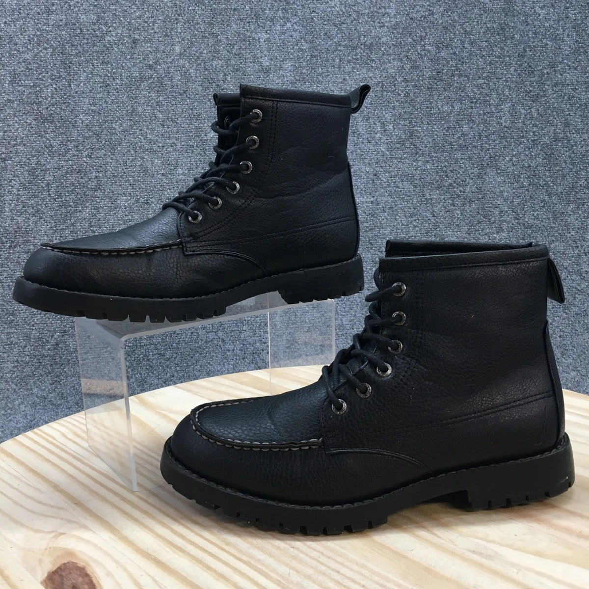 Black sales nautica boots