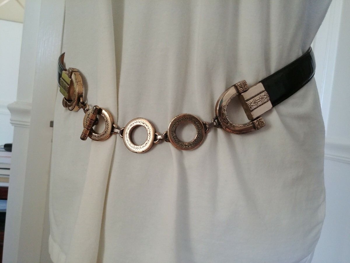 BRIGHTON Women Black Waistband Genuine Leather Ladies Belt  display picture 3