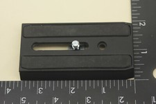 Unknown Quick Release Plate 1/4-20 Screw - 1 15/16" x 3 1/2" Slider - USED D16