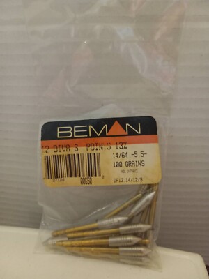 Beman Diva S Arrow Points 14/64 100 Grains 12 Pieces