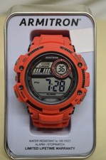 NEW Armitron Pro Sport 40/8439REDTC Digital Men's Red Quarts Watch