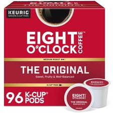 Eight O'Clock The Original Keurig K-Cup Coffee Pods - 96ct, Exp. 8/26