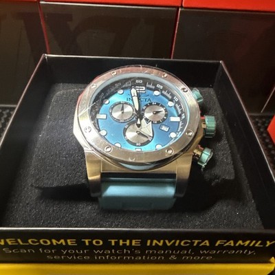 Invicta Sea Hunter Gen IV Blue Titan Men's 52mm Fly-back Chrono Watch 48978