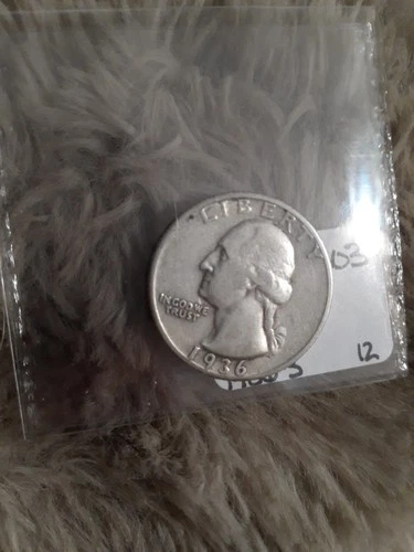 1936-S Washington Silver Quarter Nice Coin Rare Low Mintage Key Date