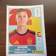 Panini 2024 FIFA 365 #208 Dani Olmo Rookie FC Barcelona LaLiga Soccer Card. rookie card picture
