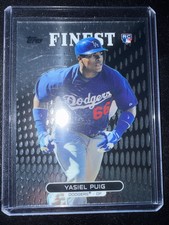 2013 Finest #91 Yasiel Puig RC Rookie Los Angeles Dodgers