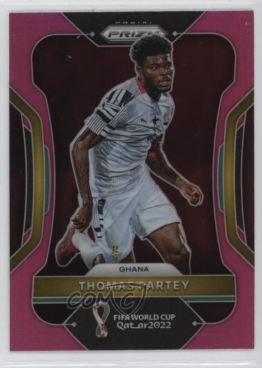 2022 Panini Prizm World Cup Qatar Pink Prizm Thomas Partey #235 10qq