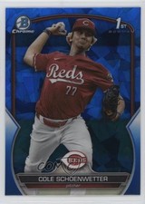 2023 Bowman Chrome Draft Sapphire Edition Cole Schoenwetter #BDC-116 11qz