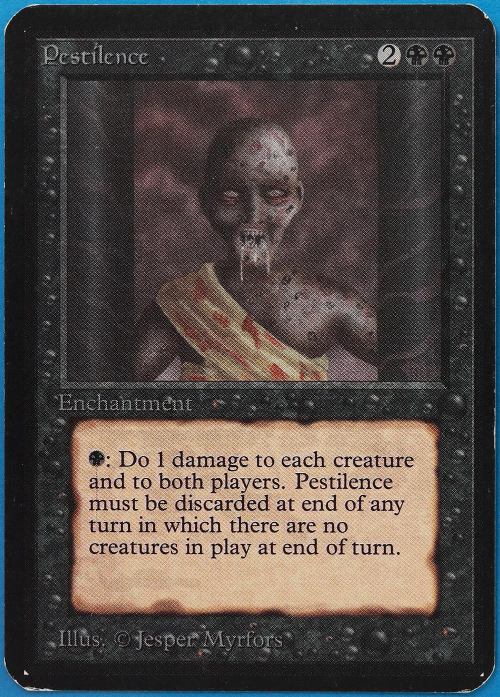 Pestilence Alpha PLD Black Common MAGIC THE GATHERING CARD (ID# 508799) ABUGames