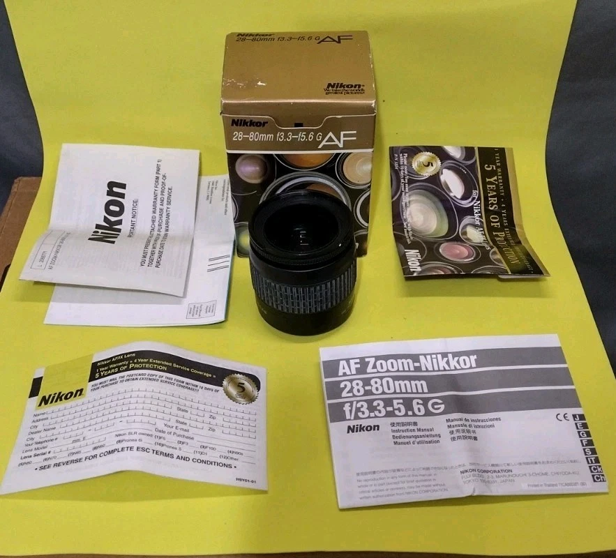 Nikon 28-80mm Focal Camera Lenses for sale | eBay