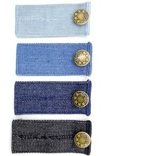 4PCS,Button Extenders for Jeans,Pants Button Extender,Waist Extenders for