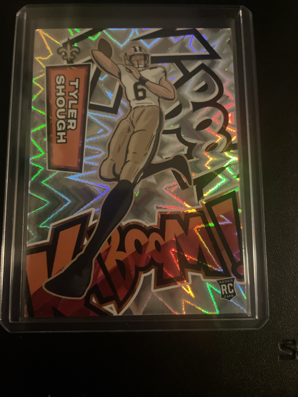 2025 Panini Absolute Tyler Shough Vertical Kaboom! SSP RC Saints