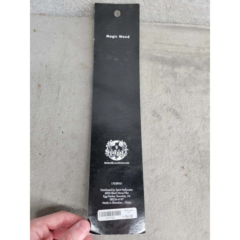 Espíritu Halloween Varita Mágica Mago Hechicero Disfraz Accesorio Foto 2 de 2