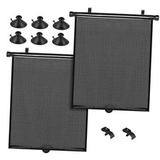 2 Pack Extra Large Car Sun Shade Side Window for Baby, Roller Vehicle Shades