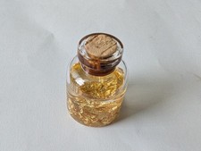 Collectors Solid Contents In A Bottle Laminated 22 Karat Gold