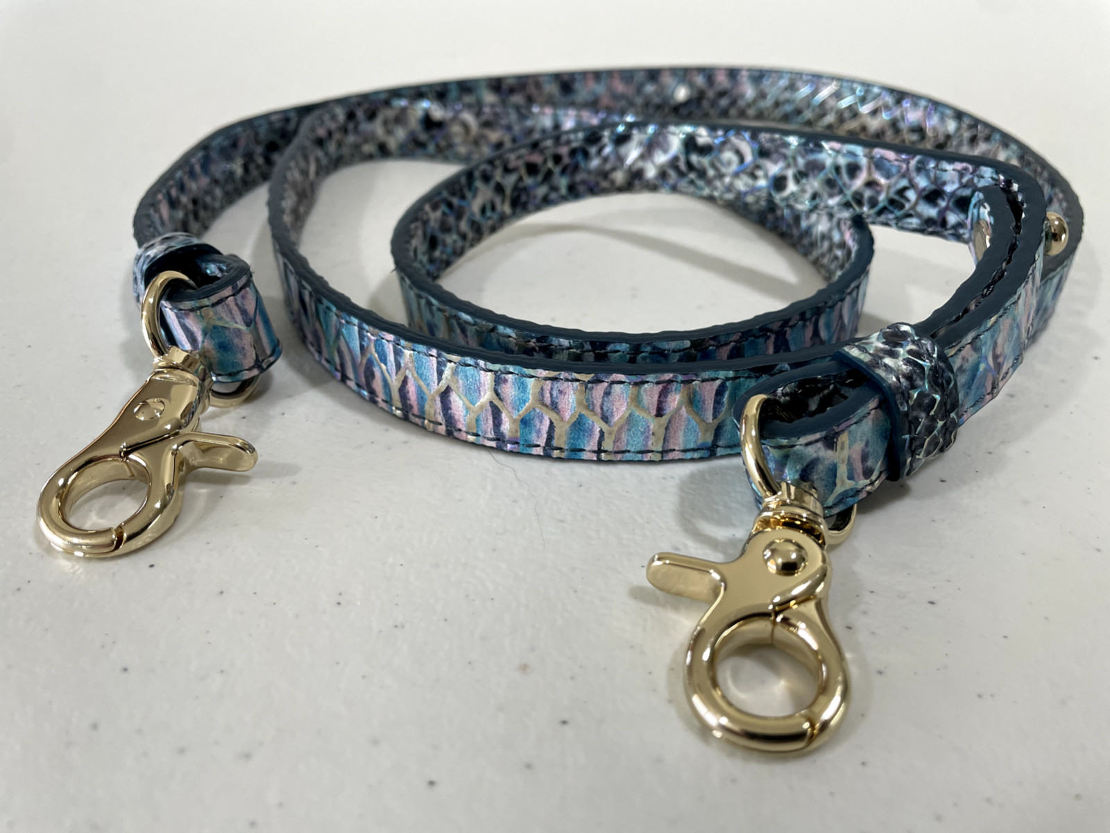 Brahmin Replacement Strap Multicolor Croc Embosse… - image 5