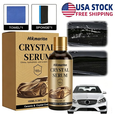 #ad #ad 100ML New Crystal Serum – Advanced Graphene Ceramic Coating for Cars $11.59