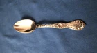 Reed & Barton 1900 Les Cinq Fleurs Art Nouveau Sterling Silver Teaspoon  Mono