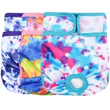 wegreeco Washable Reusable Premium Dog Diapers Pack of 3| L