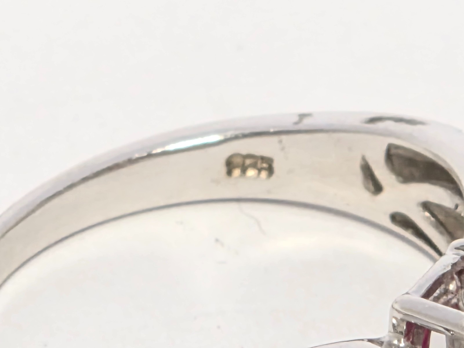 STS Lab-Created Red Ruby 925 Sterling Silver Ring… - image 10