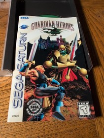 Guardian Heroes (Sega Saturn, 1996) Complete in Box w/ Registration Card