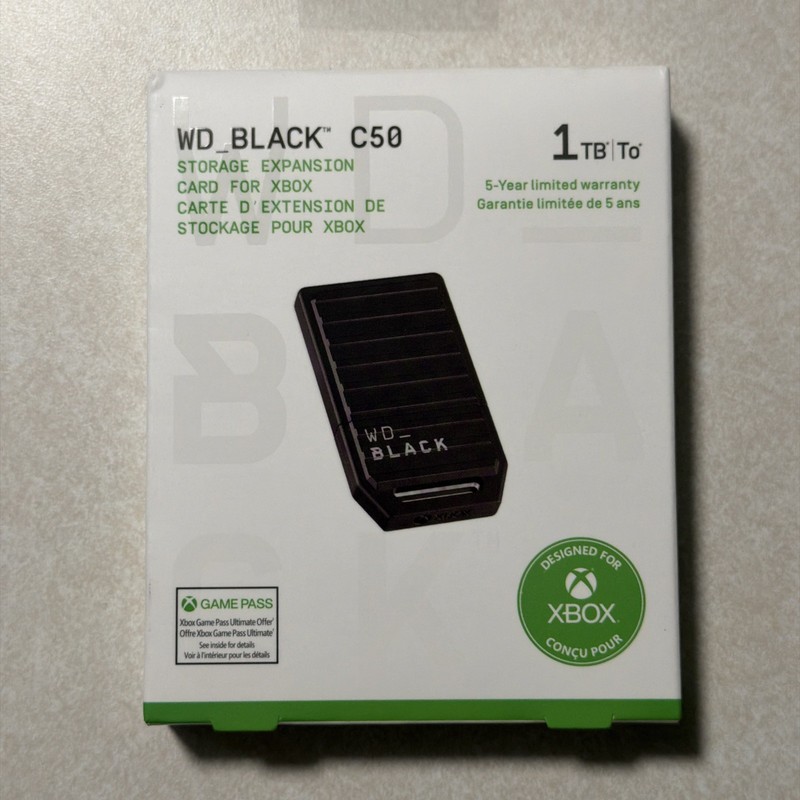 WD_Black C50 1TB *NEW* *SEALED* S - WDBMPH0010BNC-WCSN