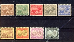 BERMUDA--Complete Set Scott #55-#60 & #67-#69