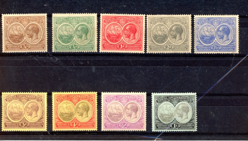 BERMUDA--Complete Set Scott #55-#60 & #67-#69