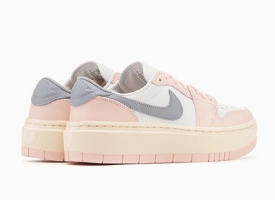 NIKE AIR JORDAN 1 ELEVATE LOW  - ROSA/WEISS/GRAU Damen EU 40 Sneaker / NEU