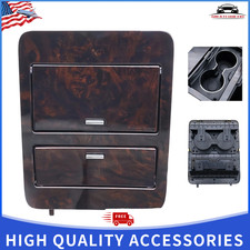 Console Cup Holder Storage Woodgrain For 2007-14 Chevy Gmc Truck Suv 23164631 Console Cup Holder Storage Woodgrain For 2007-14 Chevy Gmc Truck Suv 23164631
