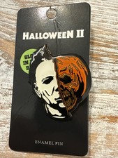 NEW ON CARD Halloween II Glow In The Dark Metal Enamel Pin
