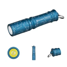 Olight i3E EOS 90 Lumens Keychain Flashlight EDC Flashlight (Astral Cobalt)