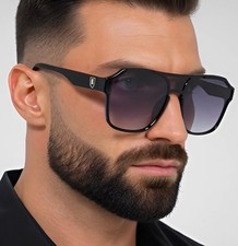 MEN FASHION DESIGNER SHADES SUNGLASSES OVERSIZED ELEGANT MIAMI STYLE TRENDY NEW