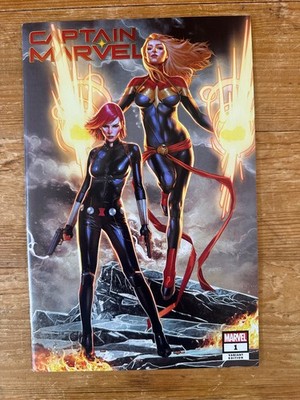 CAPTAIN MARVEL 1 NM/NM+ UNKNOWN COMIC BOOKS EXCLUSIVE JAY ANACLETO VARIANT 2019