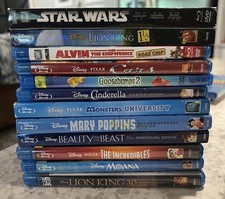 Lot of 12 "Empty" Blu-Ray/Ultra HD cases - No Discs  Some With Covers VG Cond,