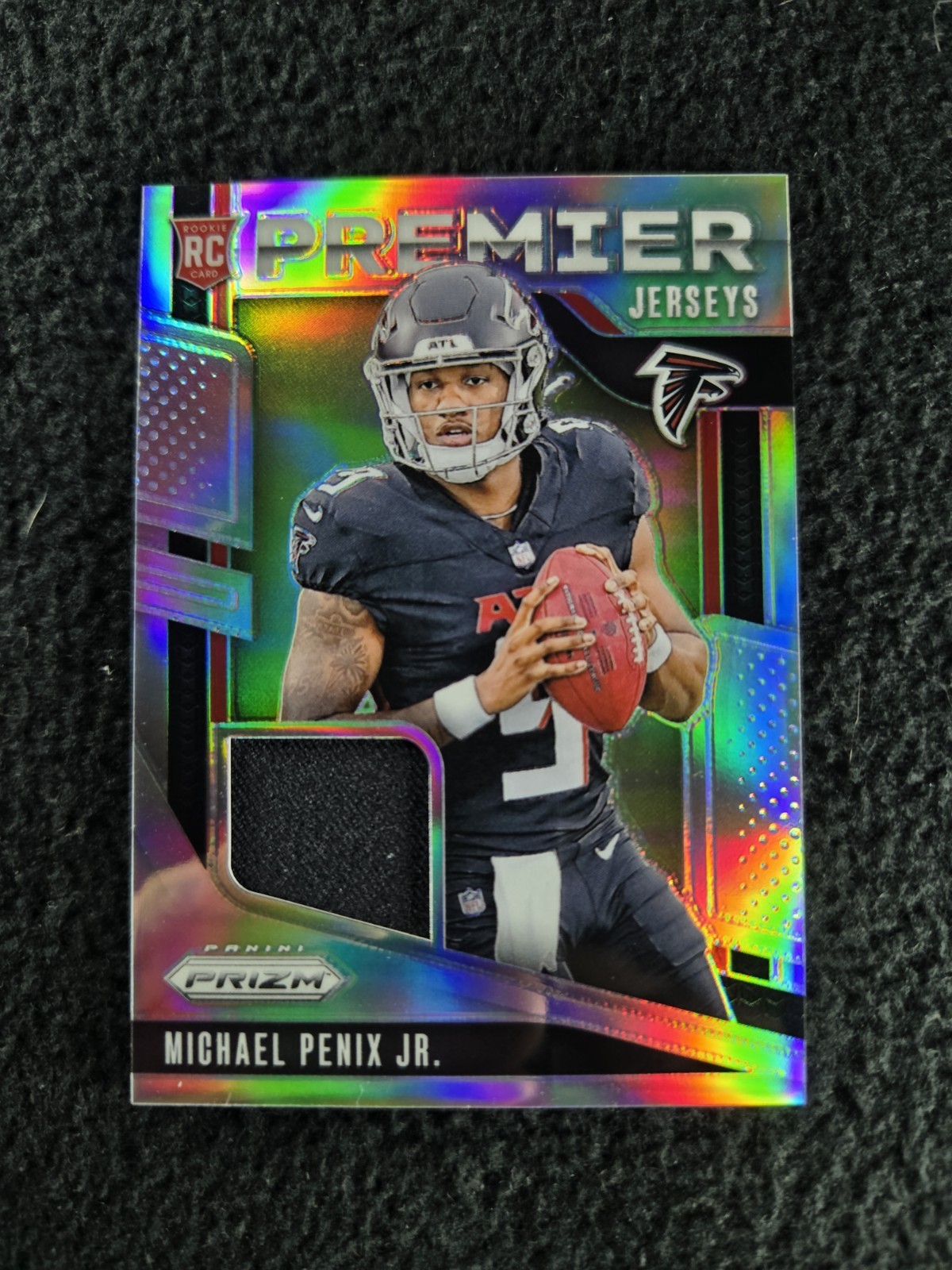 Michael Penix Jr. 2024 Prizm Rookie #PJ-MPJ Premier Jerseys Atlanta Falcons NFL