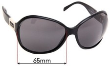 SFx Replacement Sunglass Lenses fits Smith Palace - 65mm Wide