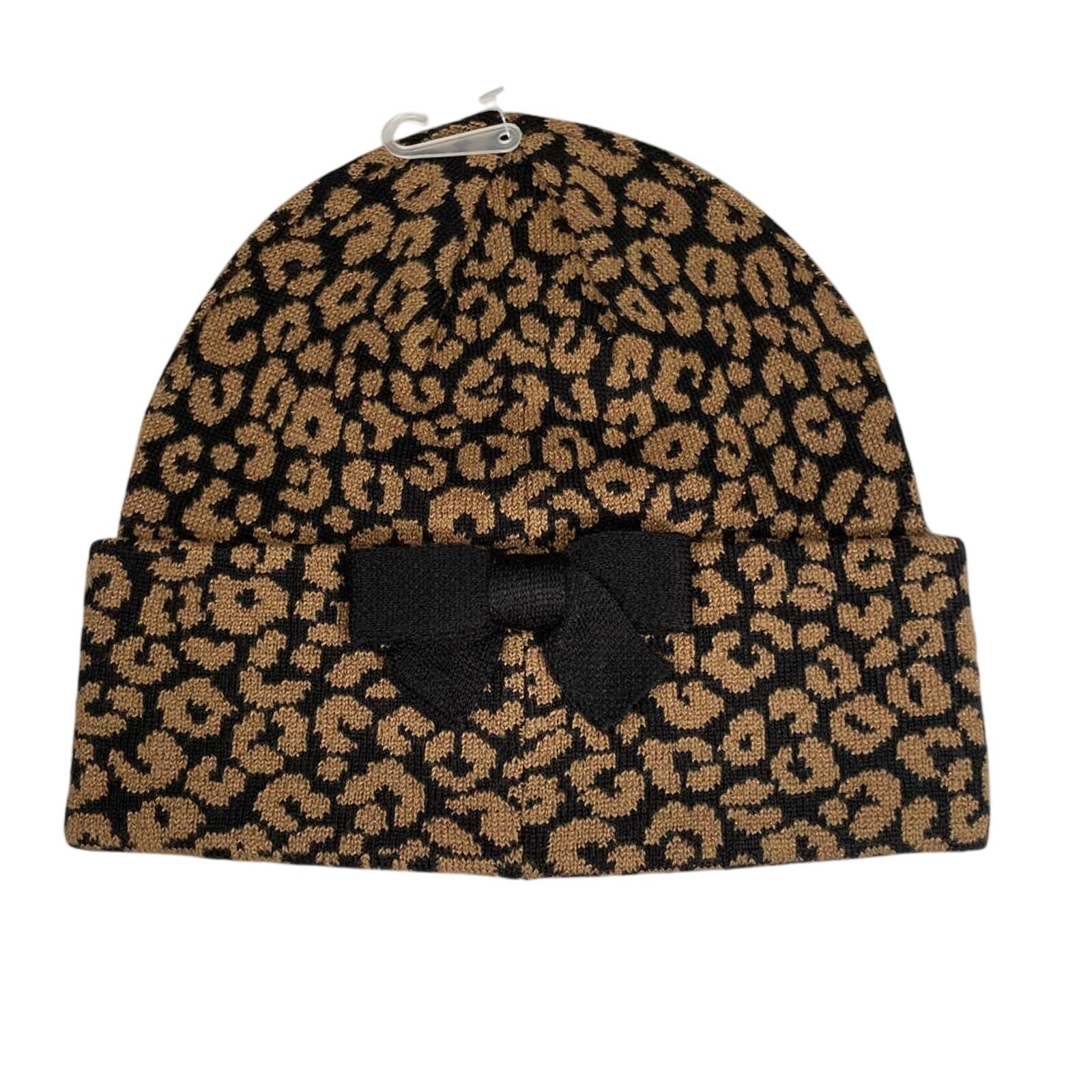 Kate Spade Leopard Print Beanie