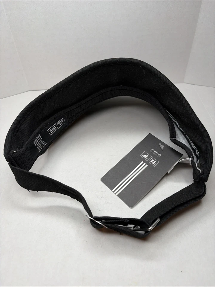 Adidas 2013 blanco y negro bordado logotipo visera unisex ajustable Foto 3 de 4