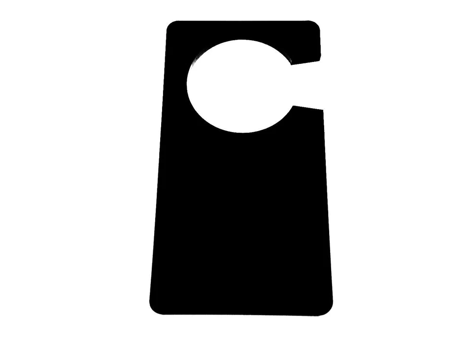 Reading in Progress – Do Not Disturb Door Hanger, Silver ACM 145x75mm - Image 4 of 4