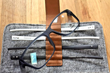 GERMANY Rodenstock Eyeglasses interchangeable Temples Aluminum GRAY RXP 8012 C